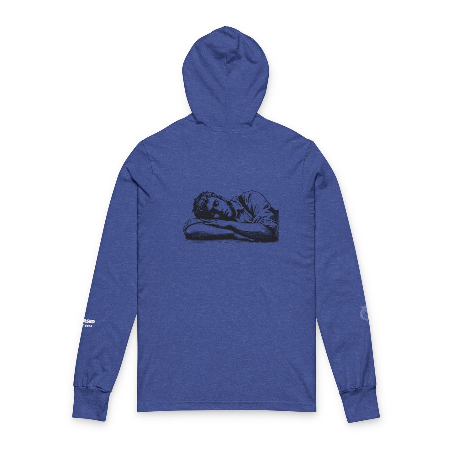 Restful Vibes Hoodie, Chill Outerwear, Casual Weekend Wear, Relaxation Gift, Motivational Apparel, Cozy Unisex Long Sleeve Tee