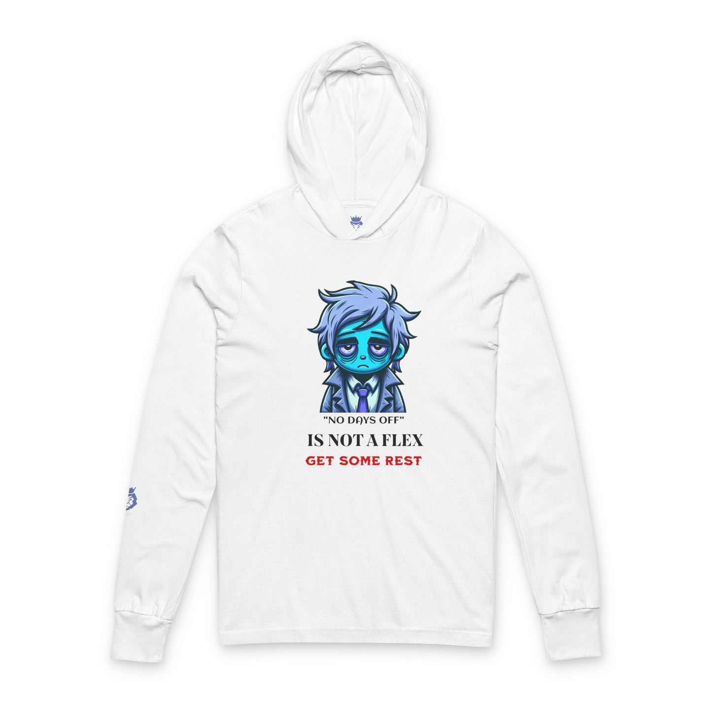 Restful Vibes Hoodie, Chill Outerwear, Casual Weekend Wear, Relaxation Gift, Motivational Apparel, Cozy Unisex Long Sleeve Tee