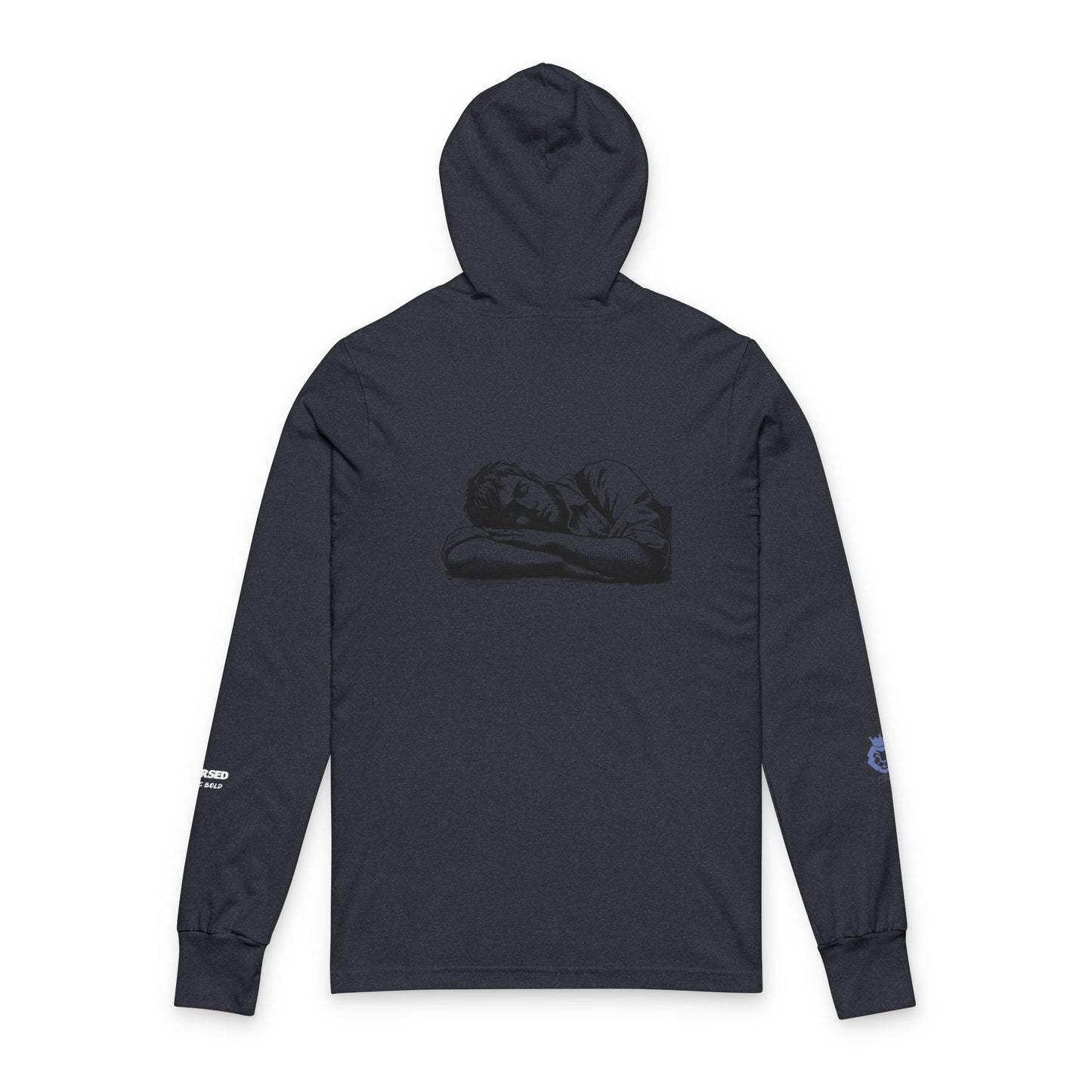Restful Vibes Hoodie, Chill Outerwear, Casual Weekend Wear, Relaxation Gift, Motivational Apparel, Cozy Unisex Long Sleeve Tee