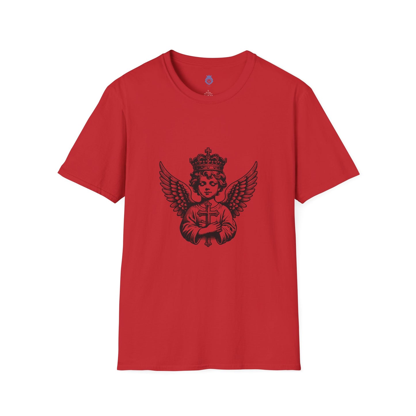 Angelic Faith T-Shirt for Spiritual Comfort, Casual Wear, Gift for Believers, Church Events, Religious Celebrations