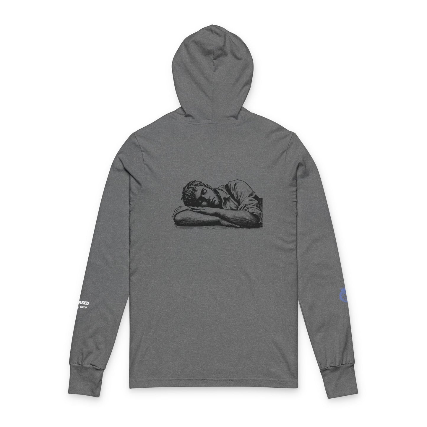 Restful Vibes Hoodie, Chill Outerwear, Casual Weekend Wear, Relaxation Gift, Motivational Apparel, Cozy Unisex Long Sleeve Tee