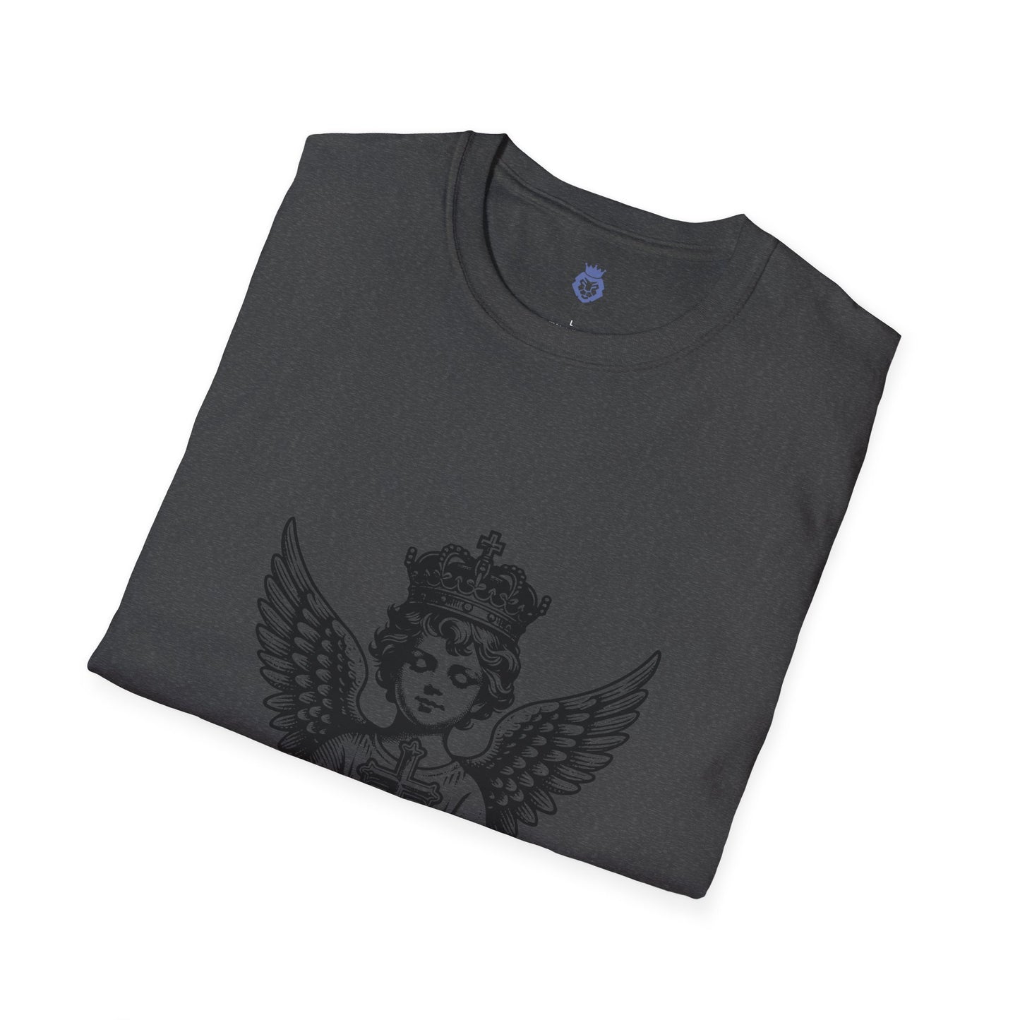 Angelic Faith T-Shirt for Spiritual Comfort, Casual Wear, Gift for Believers, Church Events, Religious Celebrations