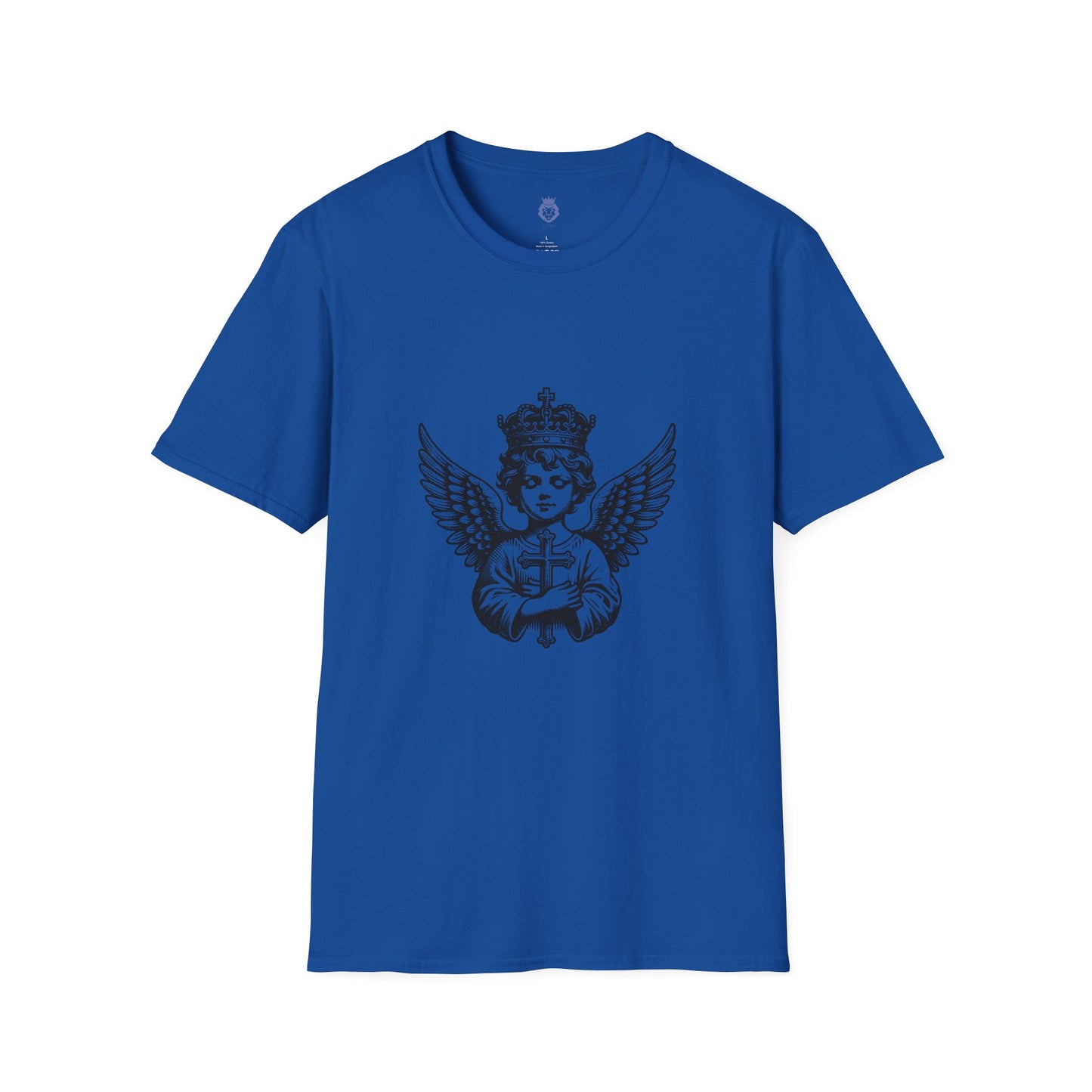 Angelic Faith T-Shirt for Spiritual Comfort, Casual Wear, Gift for Believers, Church Events, Religious Celebrations