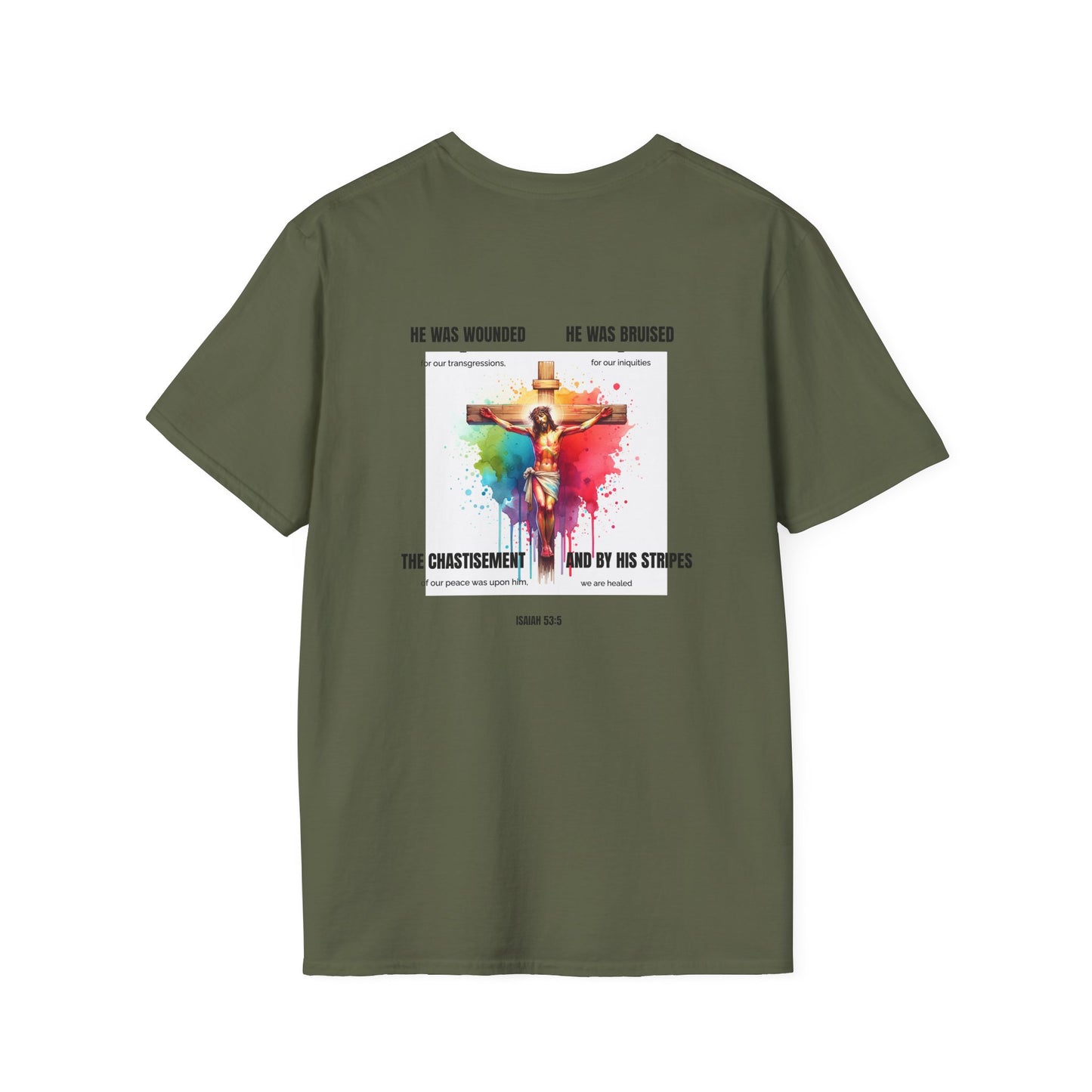 Religious Inspirational T-Shirt, Faith Tee, Christian Apparel, Bible Quote Shirt, Easter Gifts, Spiritual Wear
