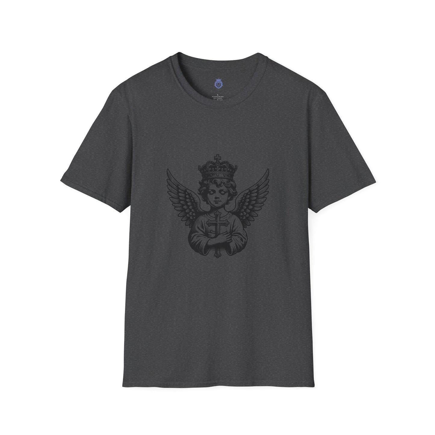 Angelic Faith T-Shirt for Spiritual Comfort, Casual Wear, Gift for Believers, Church Events, Religious Celebrations