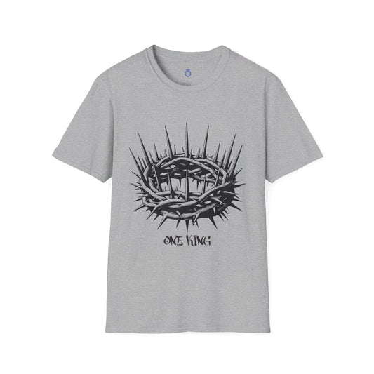 Christian Faith T-Shirt, One King T-Shirt, Religious Apparel, Inspirational Gift, Casual Unisex Tee